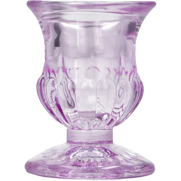 Lysestage 6 cm - lilla