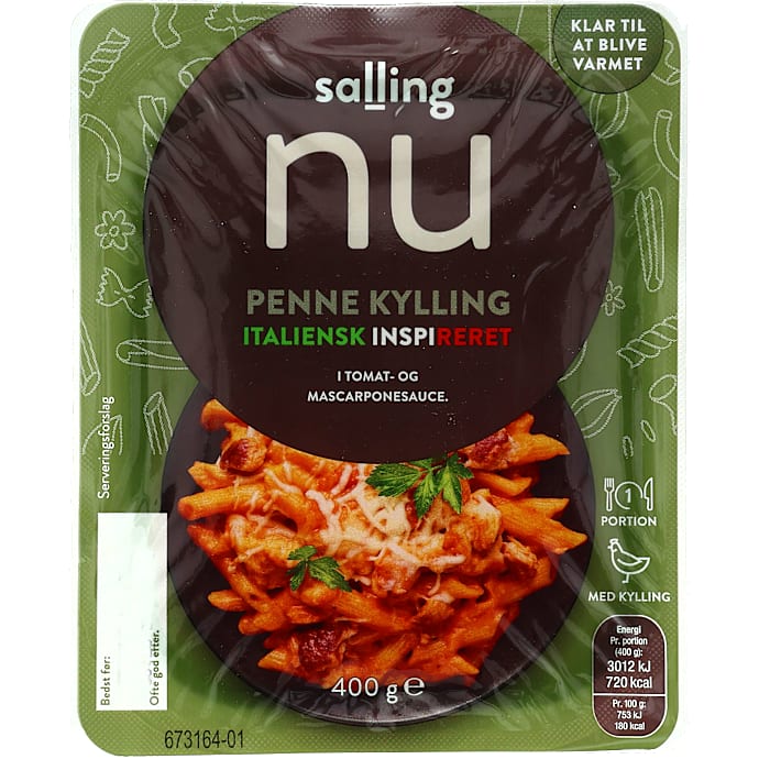 Salling NU Penne m. kylling og mascarpone