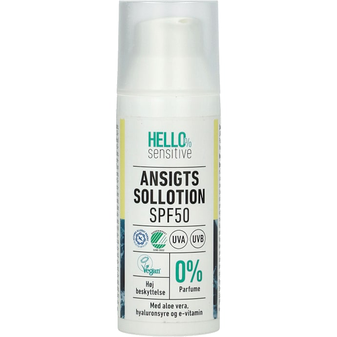 Hello Sensitive Face Sunlotion SPF50 50 ml