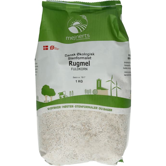 Mejnerts Mølle Rugmel Fuldkorn Øko