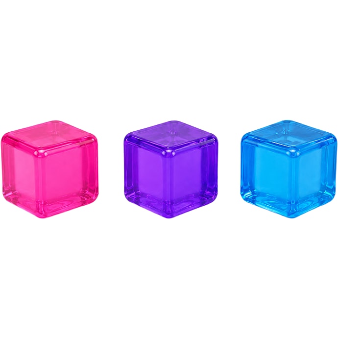 Scoop translucent cube squishy 7 cm 1 stk.