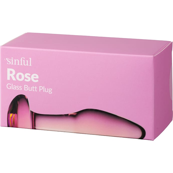 Sinful glas butt plug