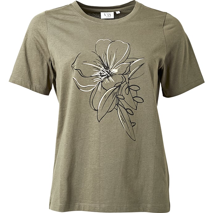 VRS dame T-shirt str. 2XL - grøn 1 stk.