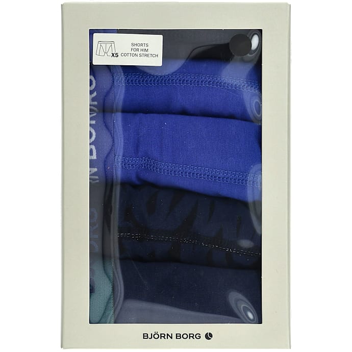 Björn Borg Herre Tights 5-pak Blå