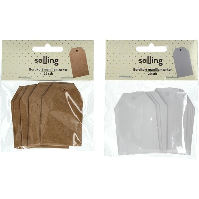 Salling Bordkort Manillamærker
