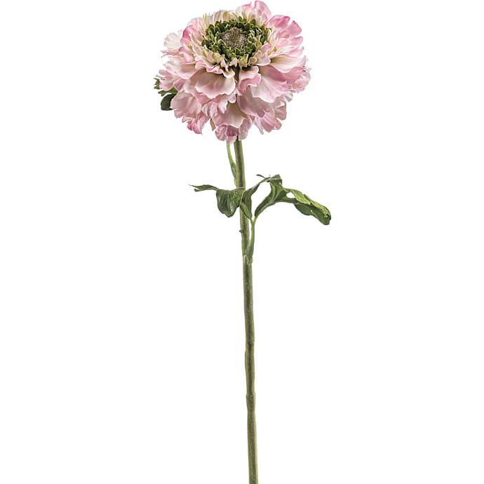 Kunstig blomsterstilk ranunkel - lyserød