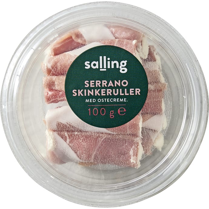 Salling Serranoskinkeruller med Ostecreme