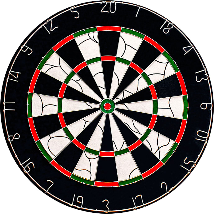 Bull's Bristol Dartskive med pile