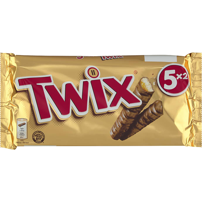 Twix Chokoladebar 5-pak