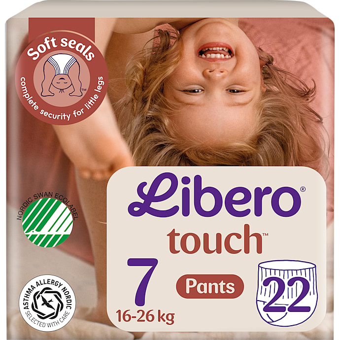 Libero Touch Pant Str. 7 16-26 kg 22 stk