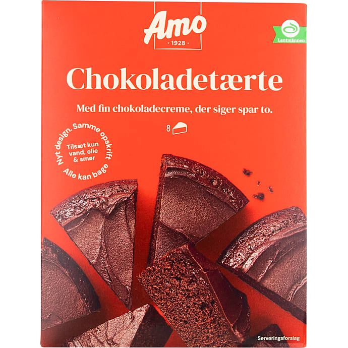 Chokoladetærte m. chokoladecreme