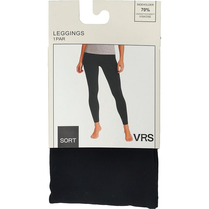 VRS dame leggings str. l/xl - sort