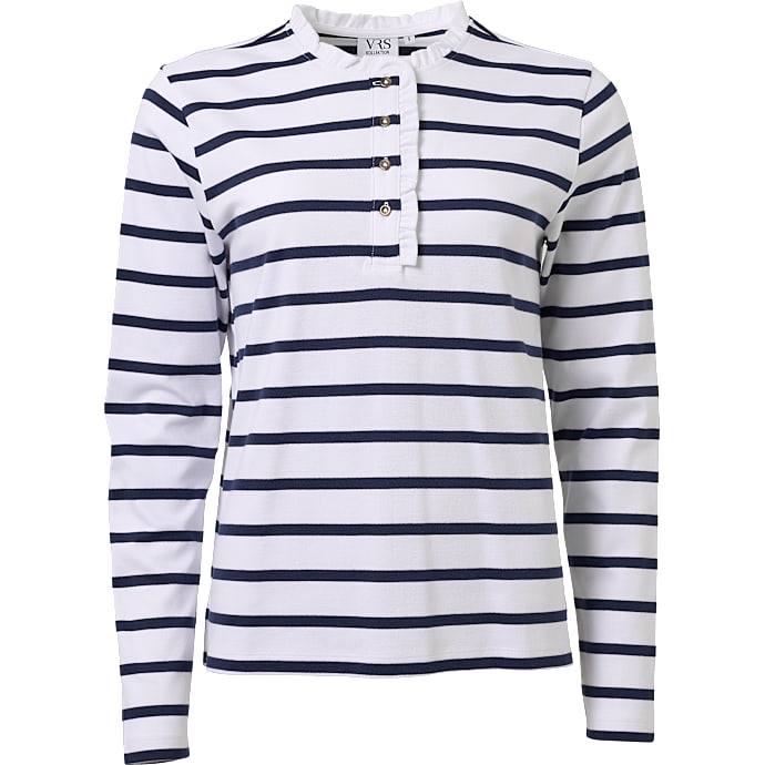 VRS Dame Top Str. 2XL Hvid/Navy 1 stk