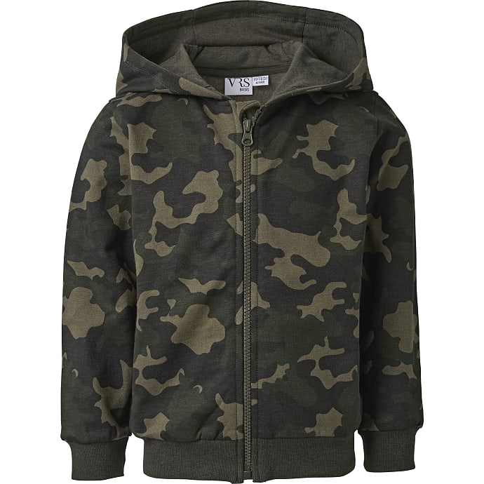 VRS børne sweatcardigan str. 98/104 - printet