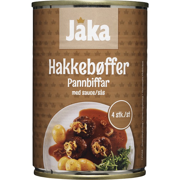 Hakkebøffer i sauce