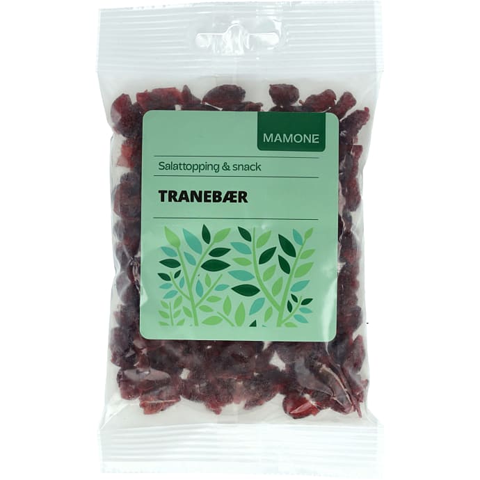 Mamone tørrede tranebær