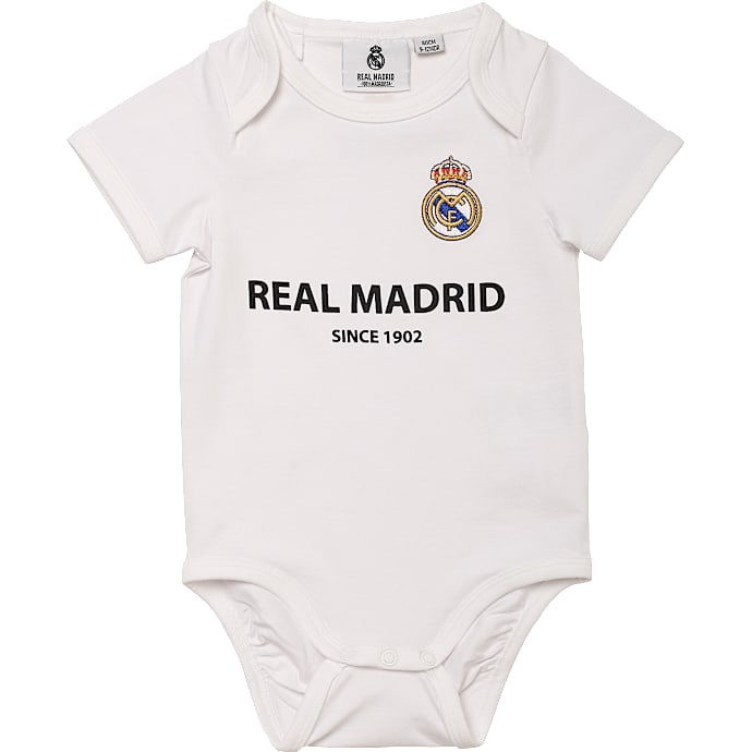 Real Madrid body str. 86 - hvid 1 stk.
