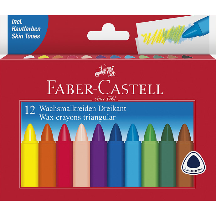 Faber-Castell farvekridt 12-pak