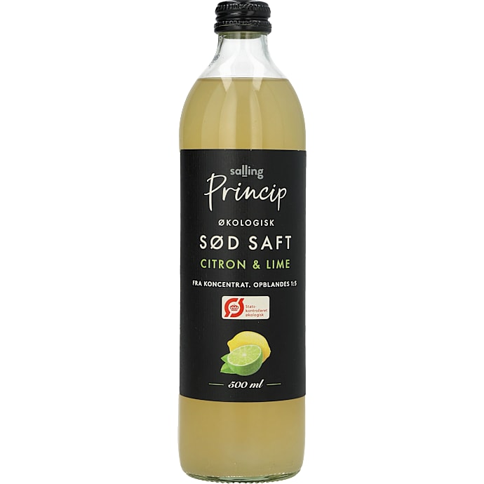 Salling Princip frugtdrik med lime- og citronsmag øko