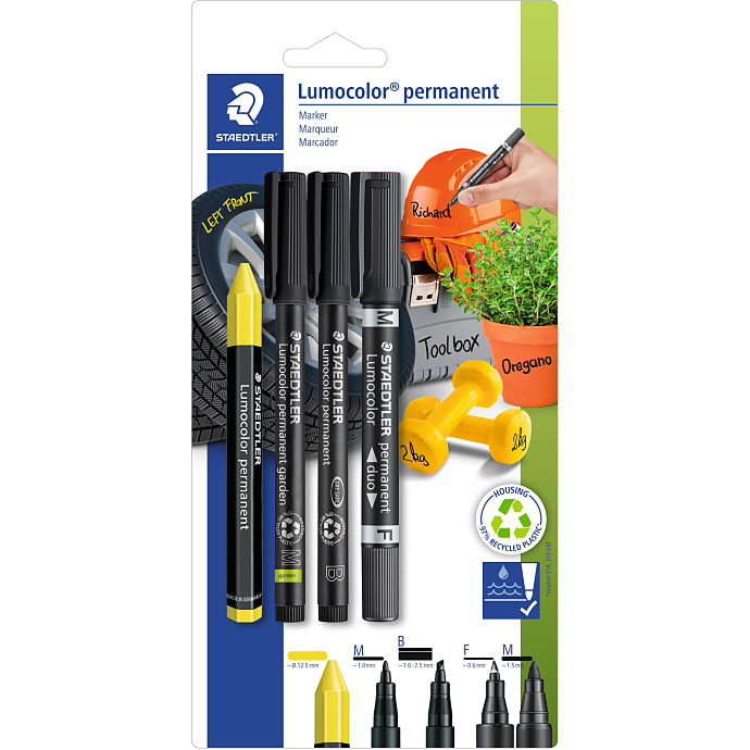 Staedtler permanente markere 4-pak