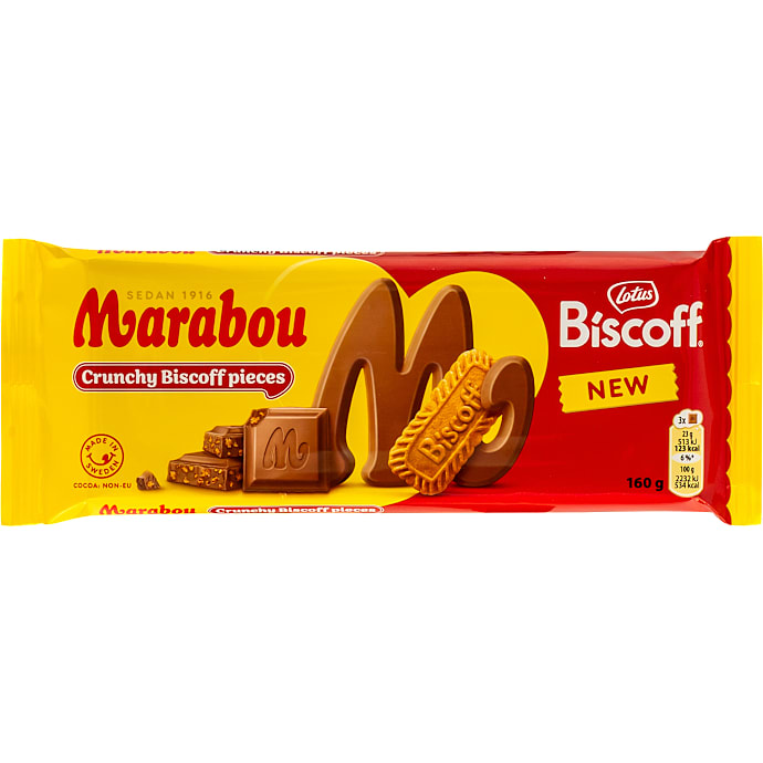 Marabou Mælkechokolade med Kiks