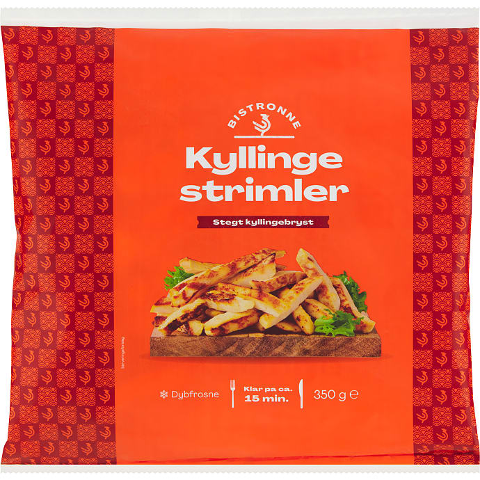 Bistronne kyllingestrimler 350 g