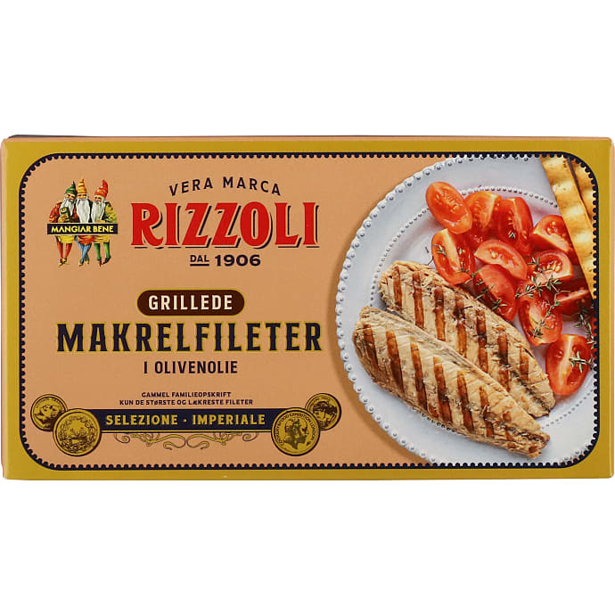 Rizzoli Grillet makrelfilet i olivenolie