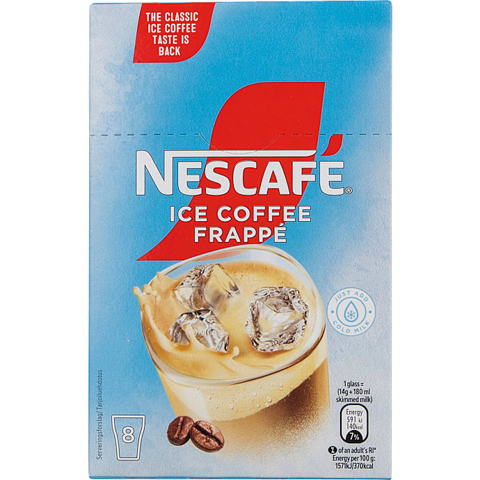 Ice coffee frappé