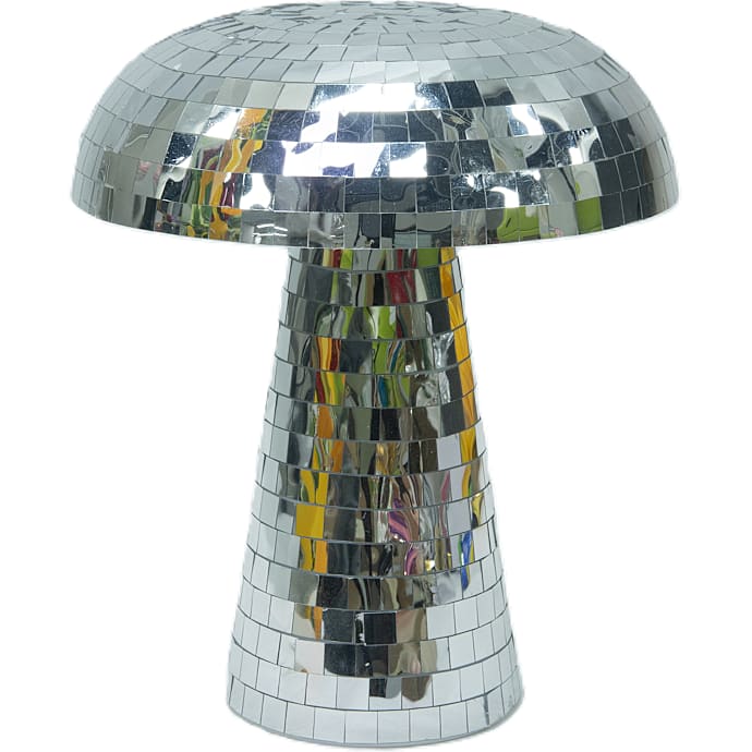 Salling Glitter Bordlampe Sølvfarvet
