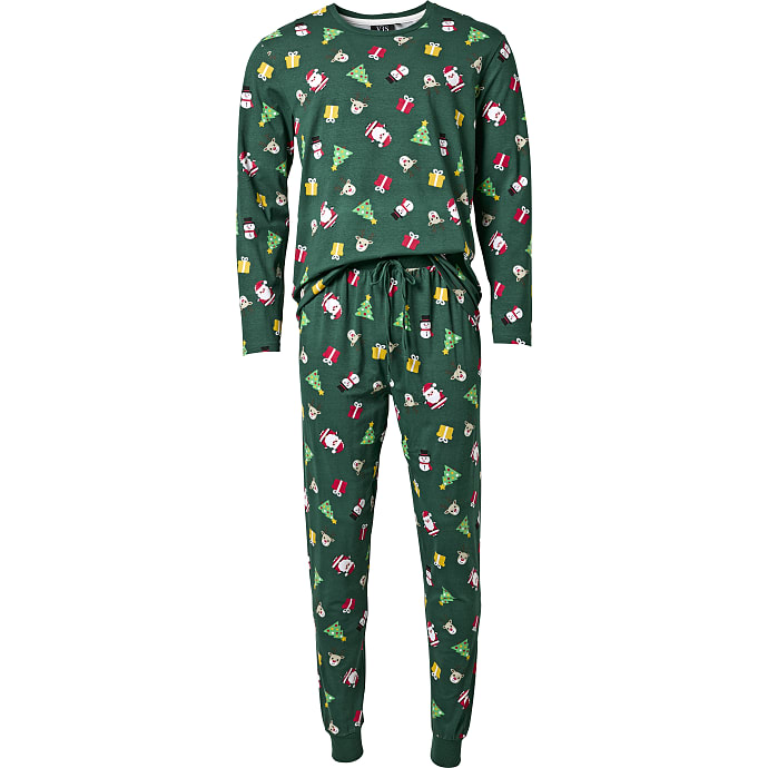 VRS herre pyjamas str. S - grøn