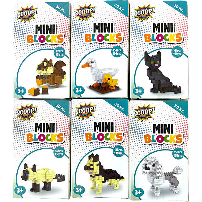 Scoop Mini Blocks samlesæt - flere varianter - assorteret