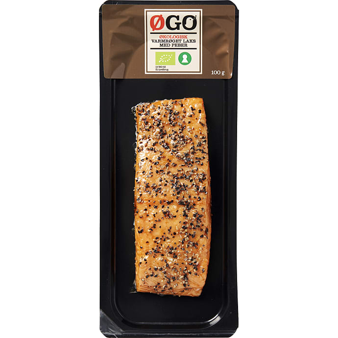 ØGO Varmrøget Laks med Peber Økologisk