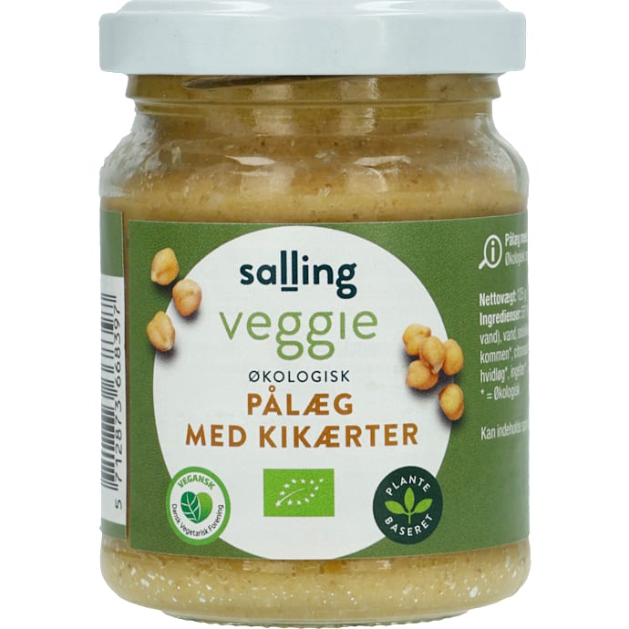 Salling Veggie Smørepålæg Med Kikærter Vegansk Øko 125 g