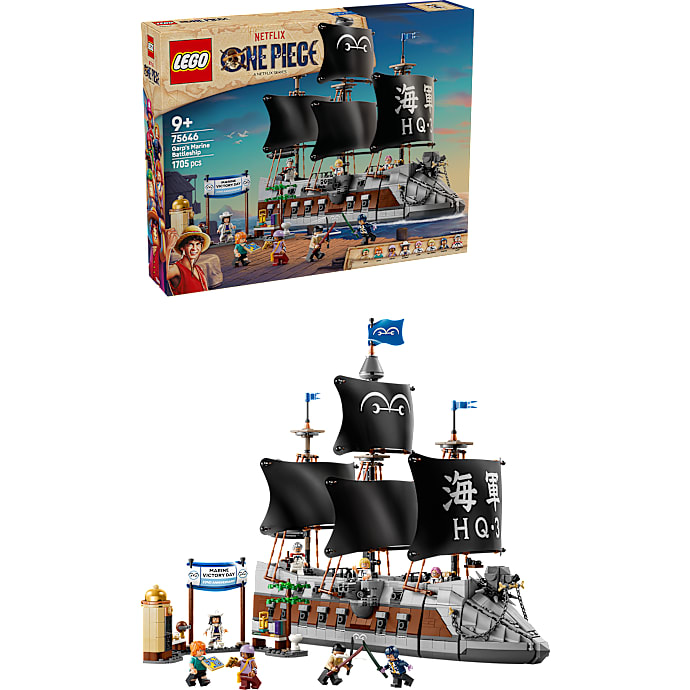 LEGO ONE PIECE Garps Marine-slagskib 75646