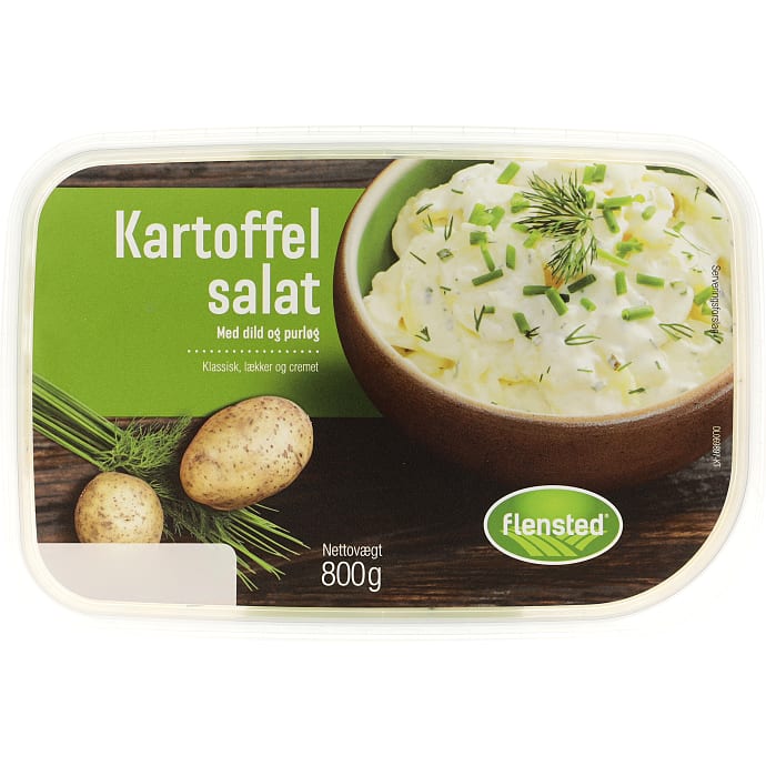 Kartoffelsalat m. dild og purløg