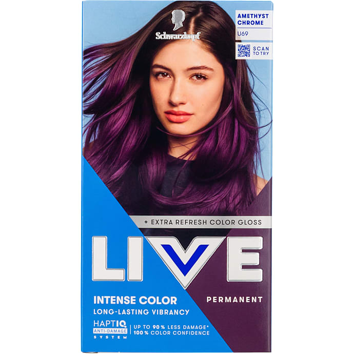 Intense Color permanent hårfarve U69 Amethyst Chrome