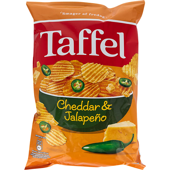 Chips m. ost og jalapeño