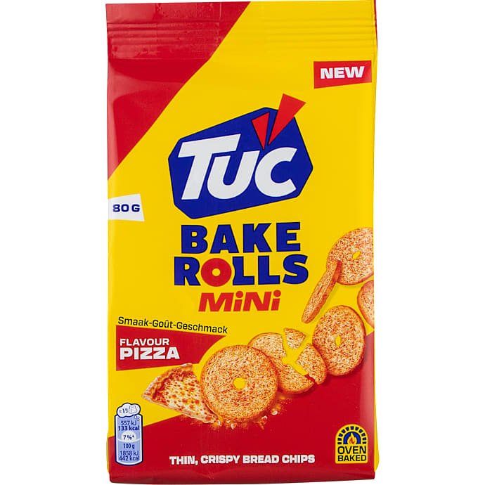 Bake Rolls Mini kiks m. pizzasmag