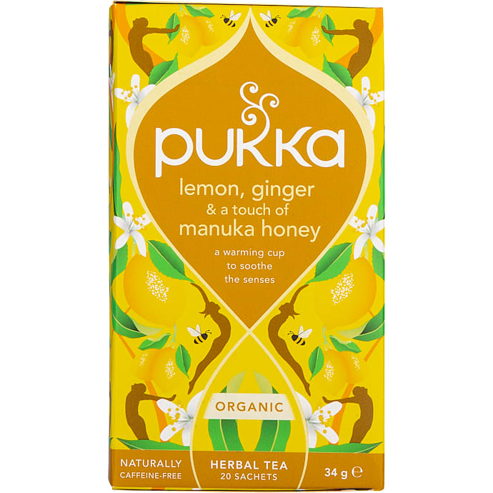 Pukka Lemon, Ginger & Manuka Øko 20 stk