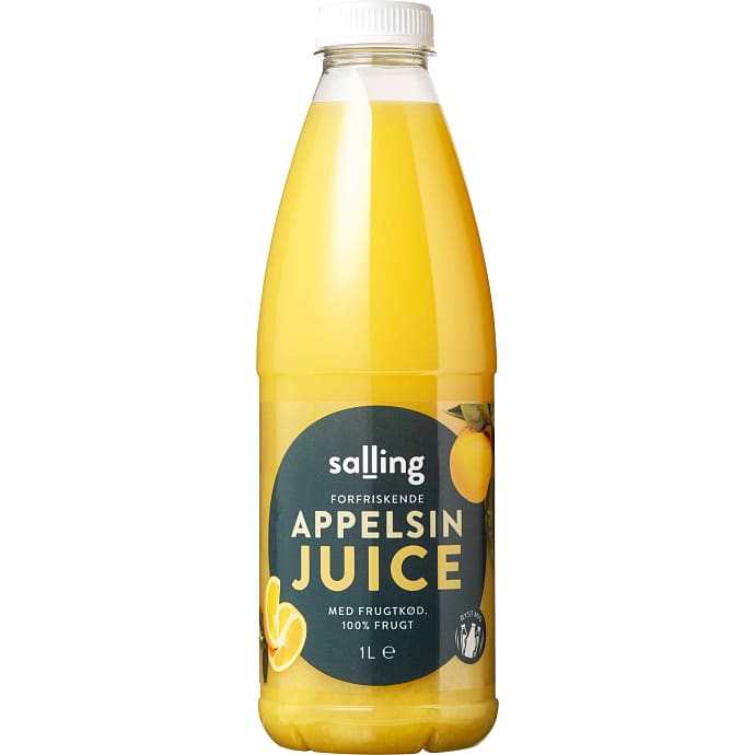 Appelsinjuice m. frugtkød
