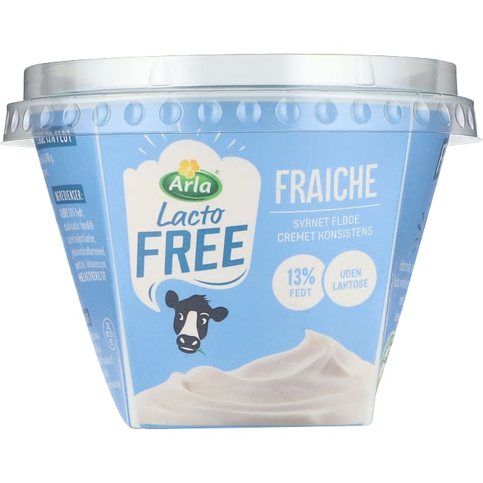 Fraiche af syrnet fløde 13% fedt laktosefri