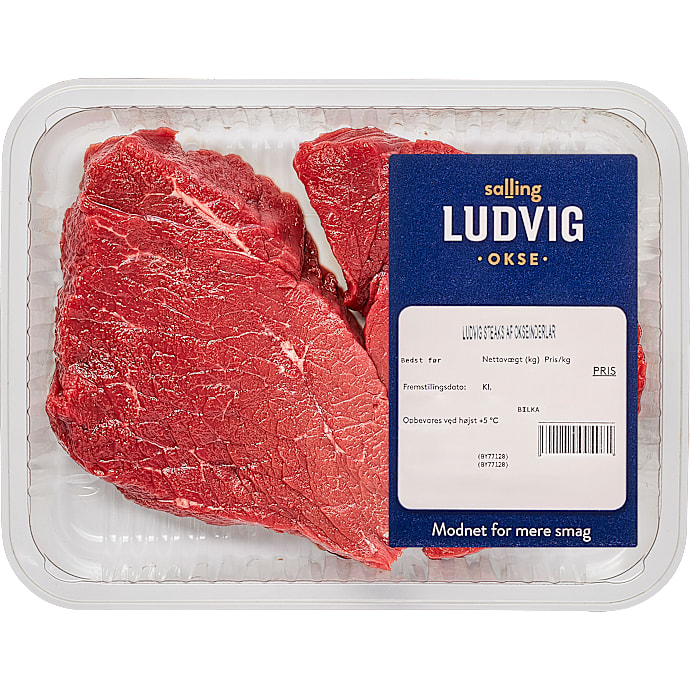 Ludvig Steaks af okseinderlår