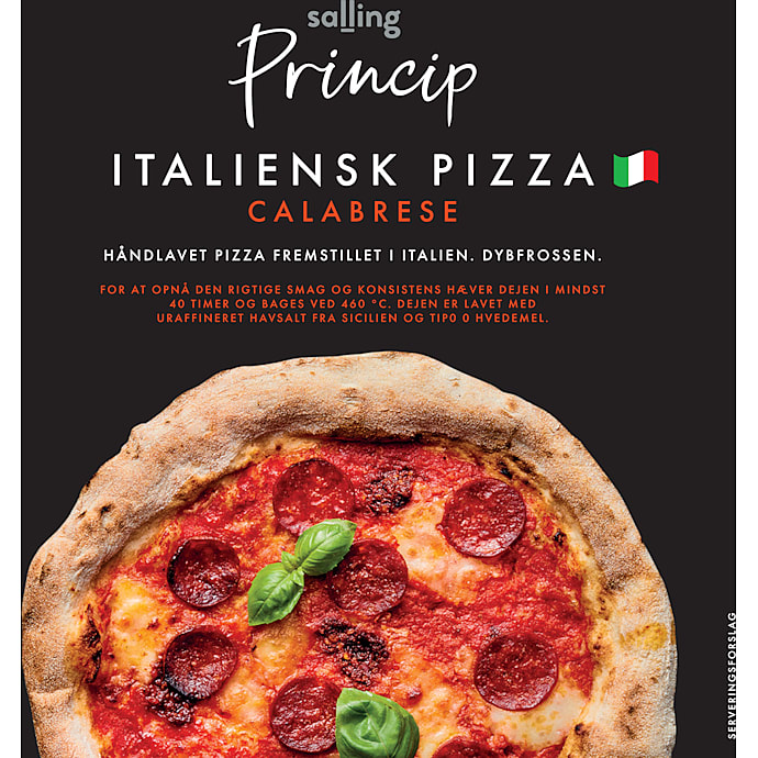Salling Princip Pizza calabrese
