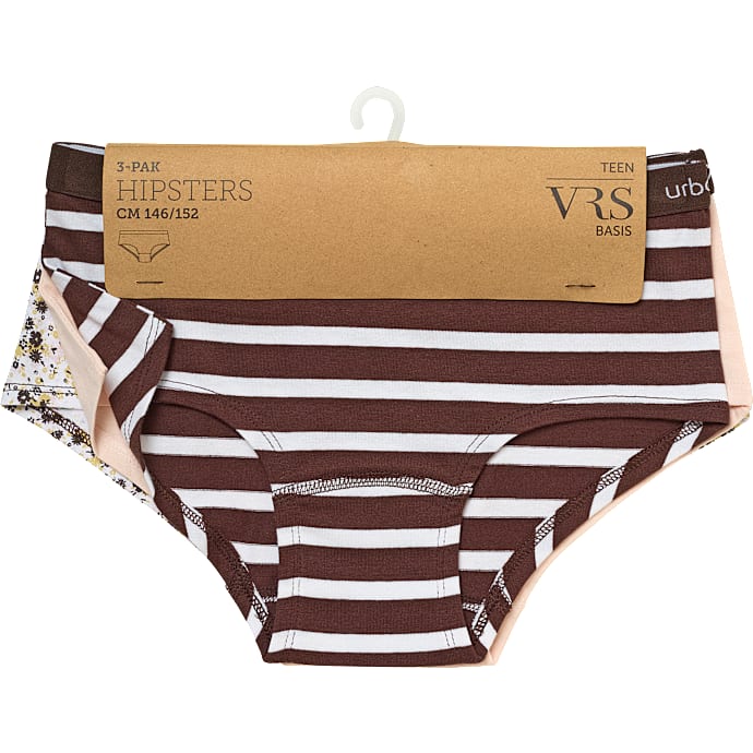 VRS Teen 3-pak Hipster Multifarvet