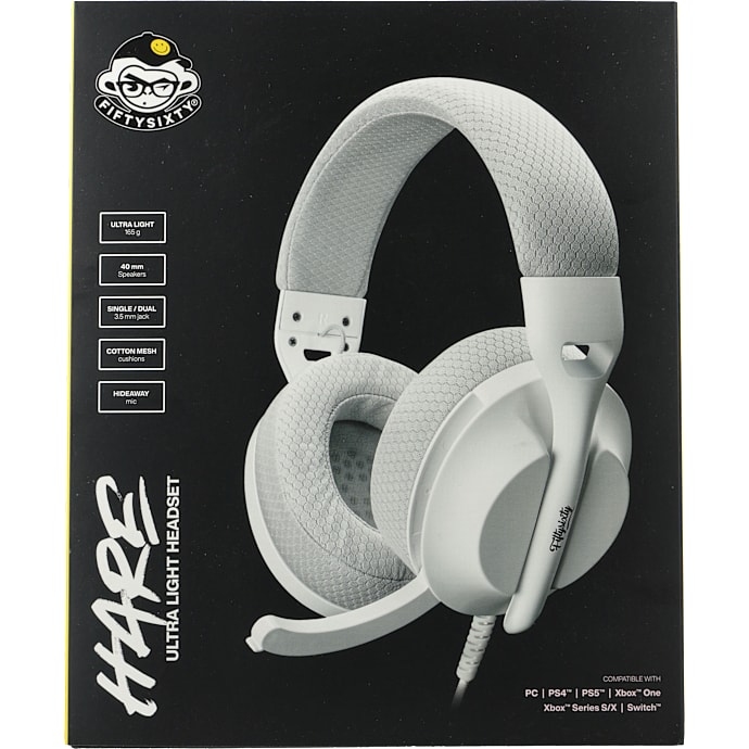 FiftySixty 5060 Gaming Headset Hvid