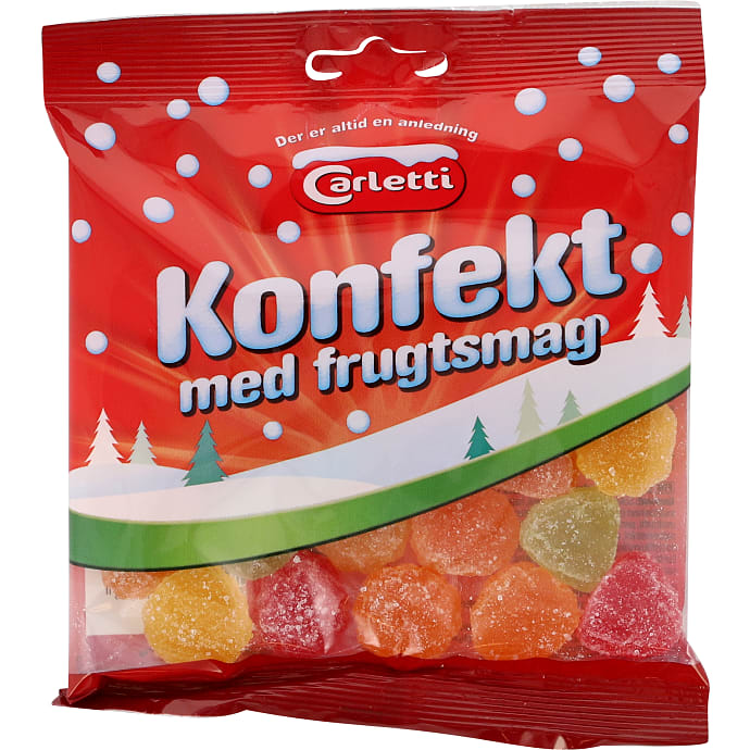 Konfekt m. frugtsmag