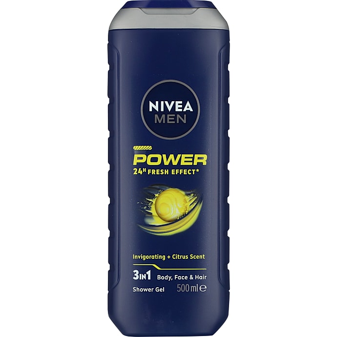 Power Invigoration + Citrus Scent 3-i-1 shower gel