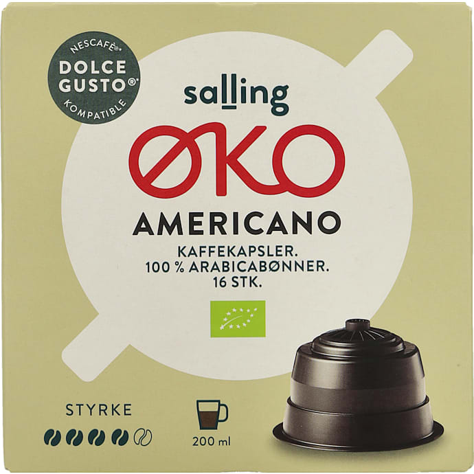 Americano kaffekapsler øko
