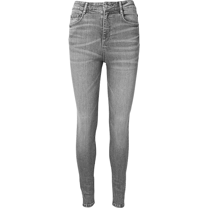 VRS Emma Dame Jeans str. 46 Grå