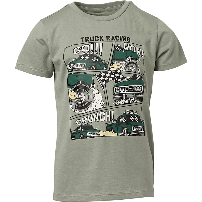 VRS Børne T-shirt str. 98/104 grøn